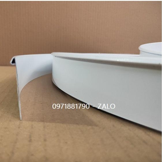 Nhôm uốn chân chữ mầu đồng xước 1 gờ