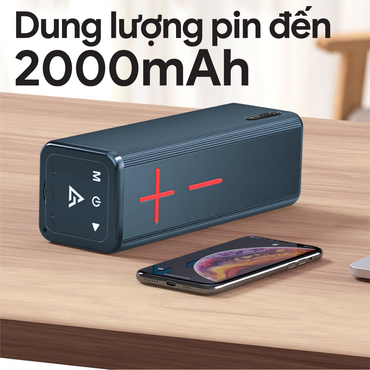 Loa Bluetooth OVLENG V13 - Loa Kép, Sạc Type C, Bluetooth 5.0, Pin 2000mah - Hàng Chính Hãng