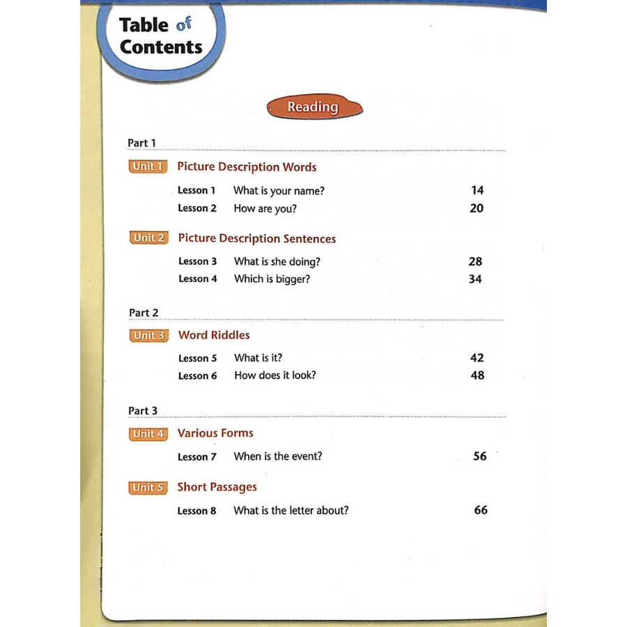 Preparation Book For TOEFL Primary Step 1