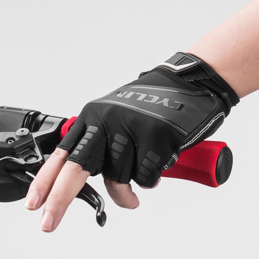 Cycling Padded Gloves Mountain Road Bicycle Fitness Half Finger Gloves