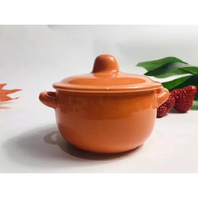 Bát Sứ Ăn Dặm Cao Cấp Có Nắp Vân Trơn