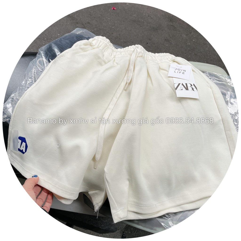 Quần đùi nữ FA cạp chun dây rút quần short nữ 3 màu chất nỉ da cá đẹp thời trang Banamo Fashion short FA 698