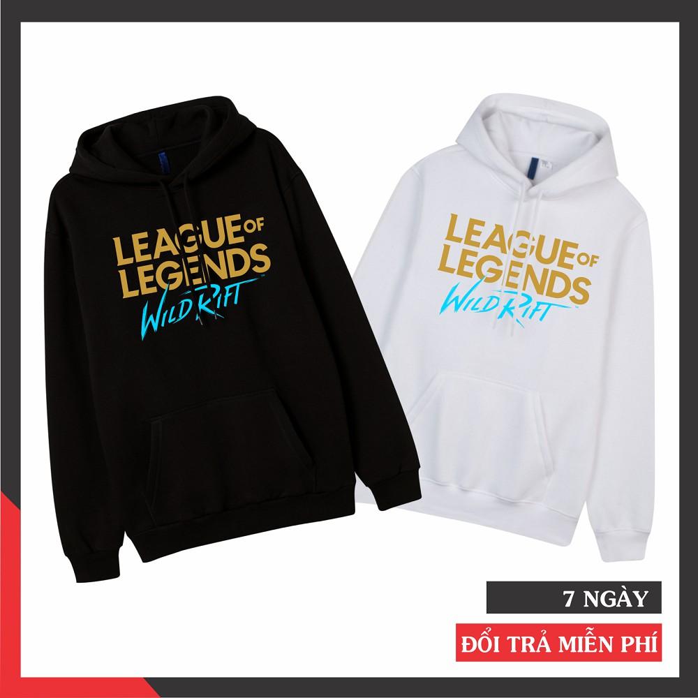 ÁO HOODIE Liên Minh Huyền Thoại Tốc Chiến 2 Màu Đen Và Trắng Kiểu Dáng Trẻ Trung Dành Cho Cả Nam Và Nữ