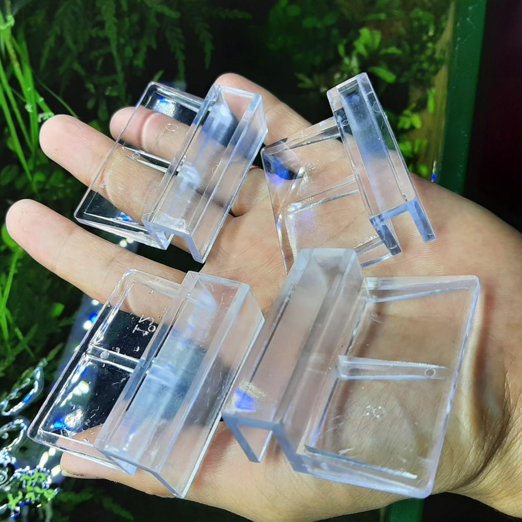 Giá đỡ nắp bể cá cảnh | Miếng kẹp kính Acrylic dùng đỡ nắp hồ cá cảnh