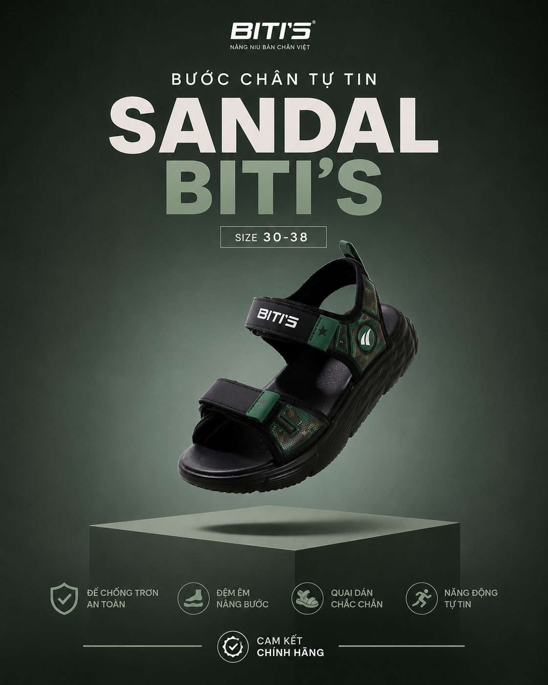 Sandal Biti's bé trai (30-38)