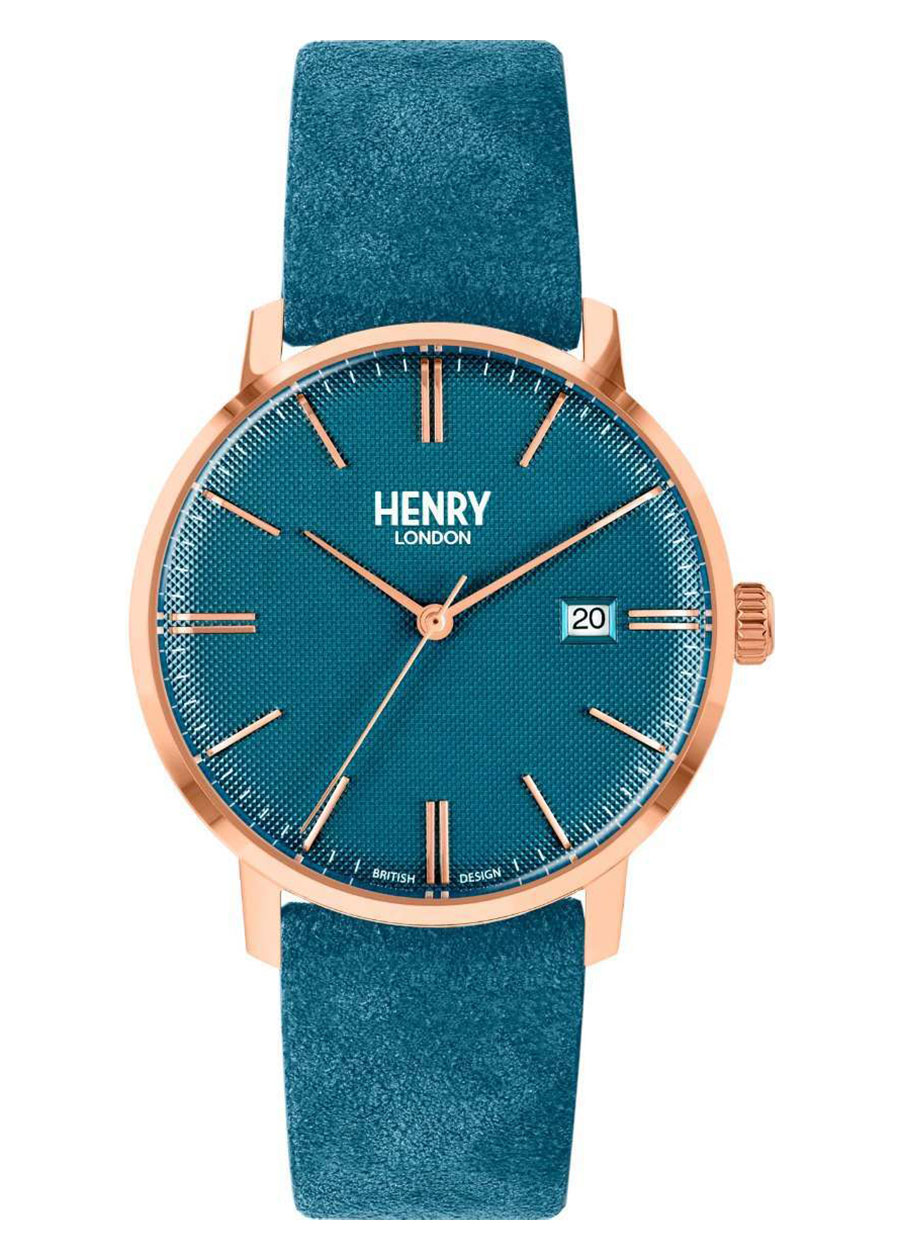 Đồng Hồ Unisex Henry London HL40-S-0372 - Dây Da