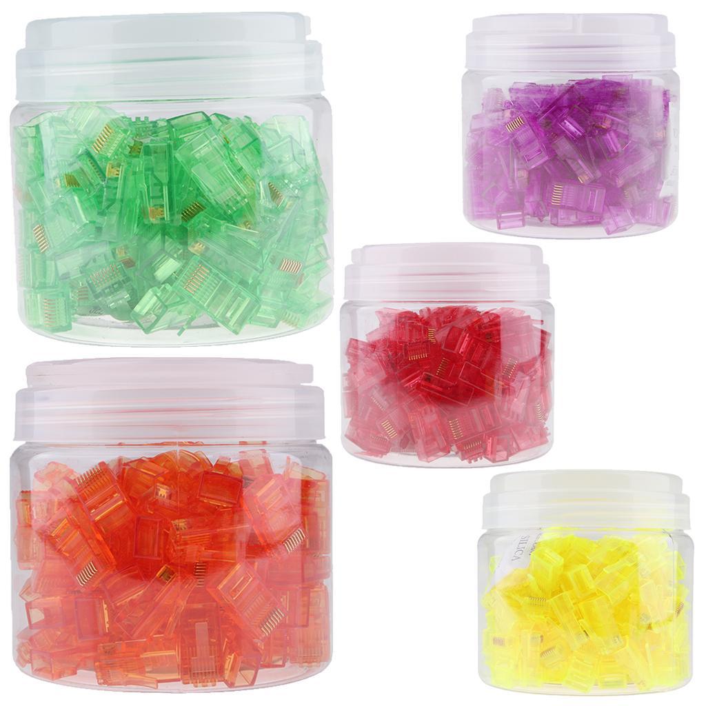 Cat six  Ends,100- cat six /cat  /   Connector,  Cable