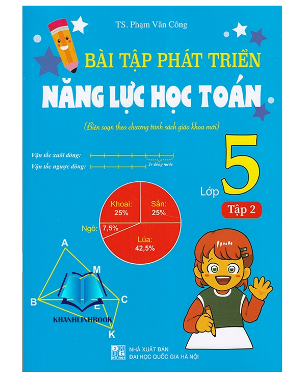 Sách - Bài tập phát triển năng lực học Toán 5 tập 2 (Biên soạn theo chương trình sgk mới)