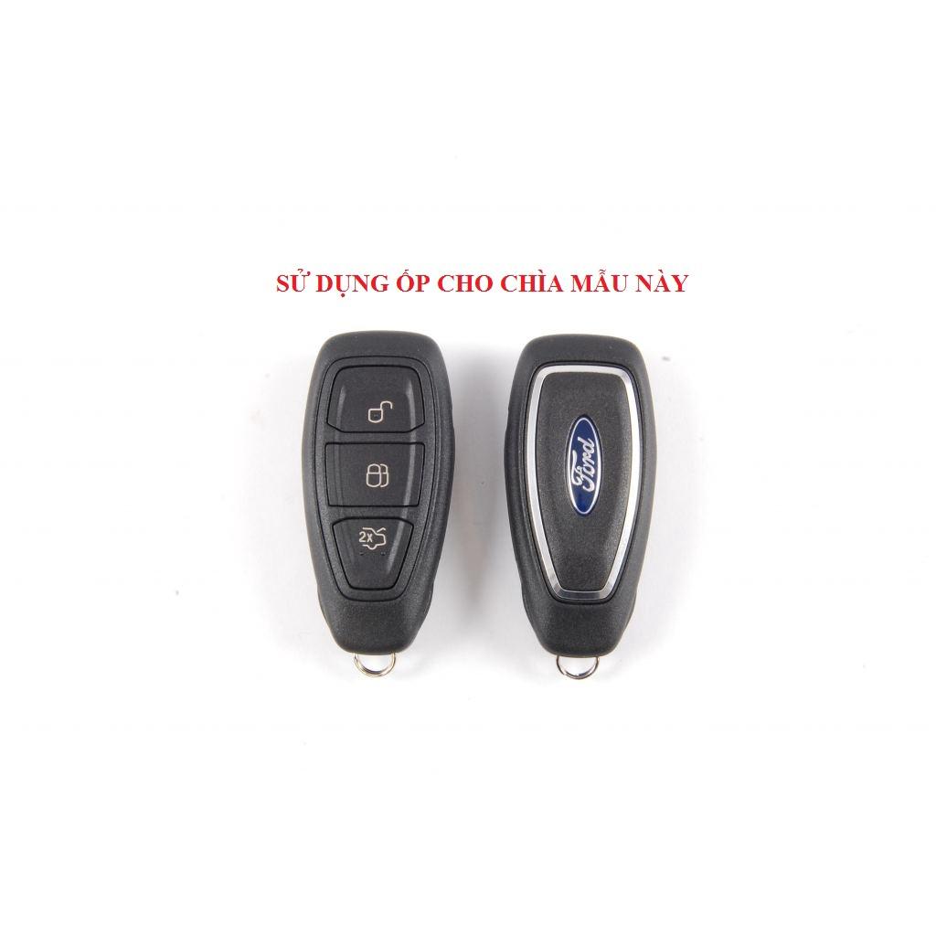 Ốp Bảo Vệ Chìa Khóa Xe Ford Ecosport, Focus, Fiesta Hợp Kim Kẽm Cao Cấp