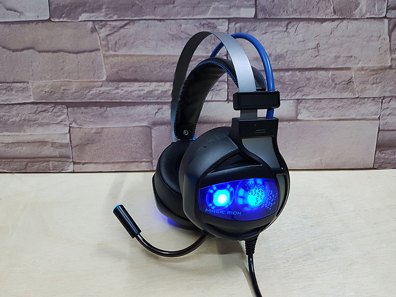 Tai nghe gaming Wangming M09 4 loa 7.1 USB (Đen) - Hàng Nhập Khẩu