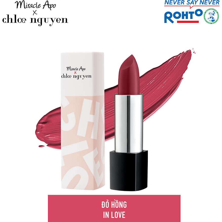 Son Thỏi Lì Miracle Apo x Chloe Nguyễn Holiday Collection Lipstick (4g)