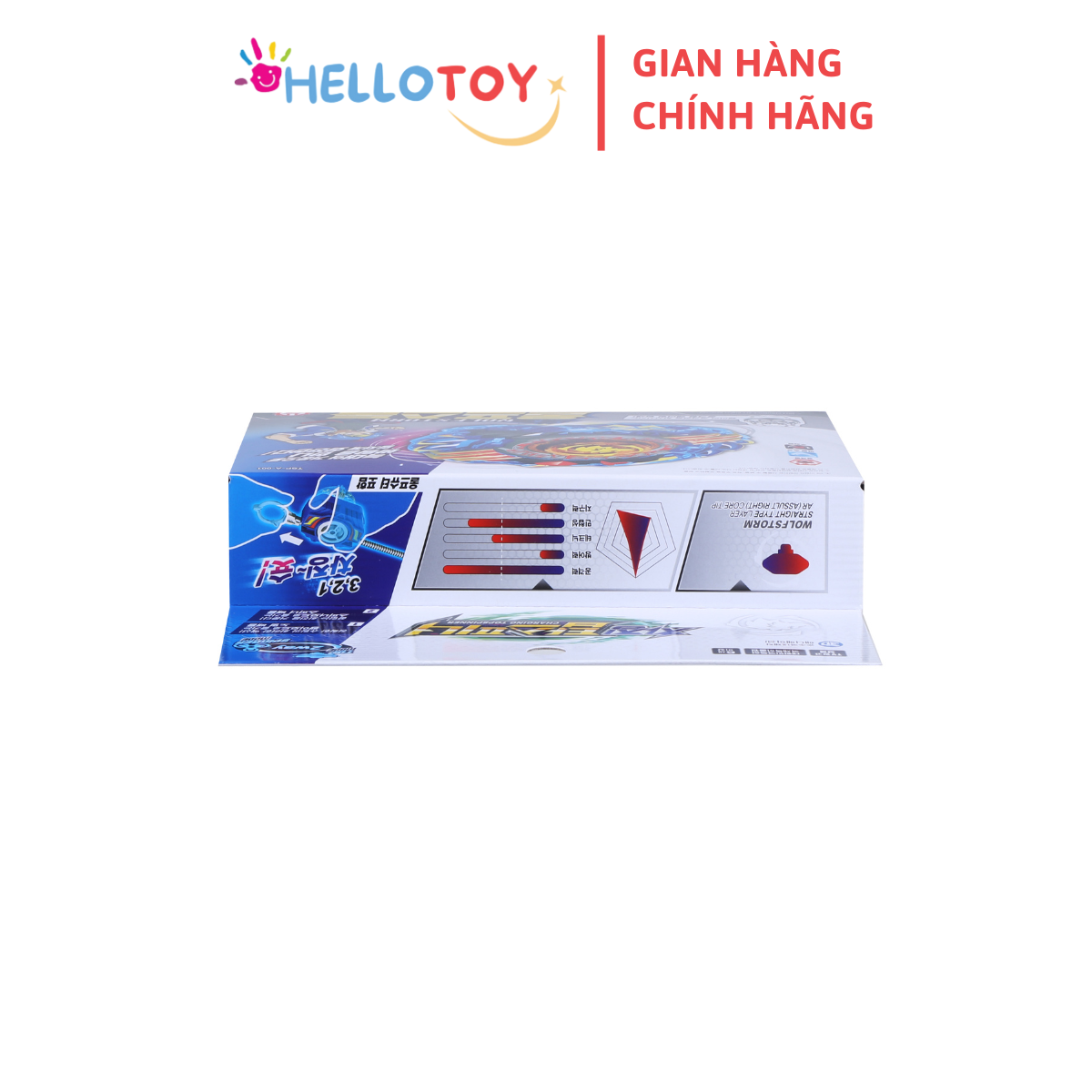 Đồ Chơi Bệ Phóng Con Quay CHARGING TOP SPINNER Storm Shooter - Hellotoy