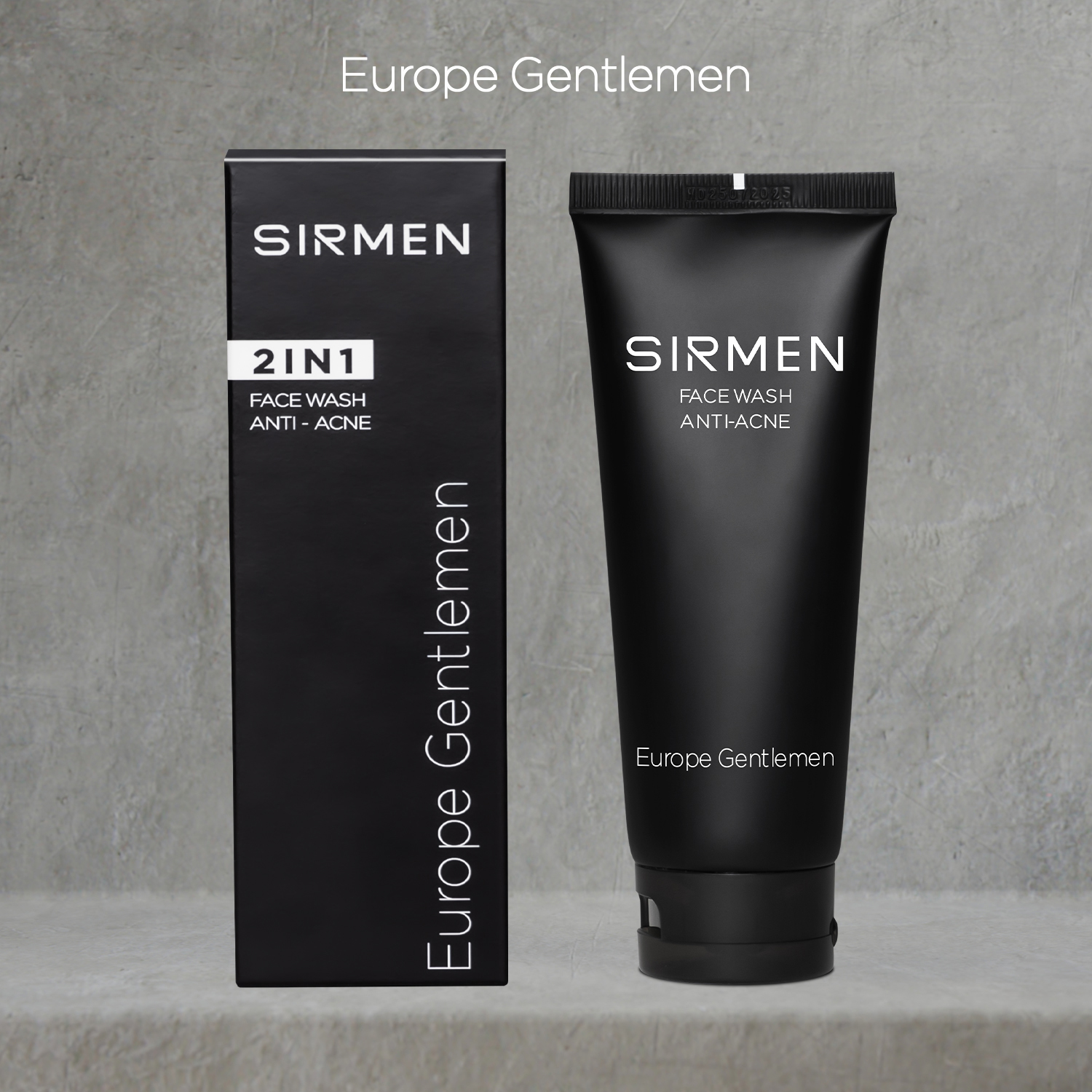 [Combo Amsterdam Europe] Dung dịch vệ sinh nam &amp; Sữa rửa mặt SIRMEN Europe Gentlemen dòng cao cấp chiết xuất tự nhiên công nghệ EU-Nano đậm đặc gấp 2 lần