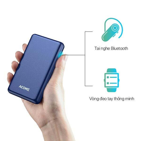 Pin Sạc Dự Phòng Dung Lượng 10.000mAh ACOME Hỗ Trợ Sạc Nhanh 18W PD/QC 3.0 An Toàn, Tiện Lợi - Hàng Chính Hãng