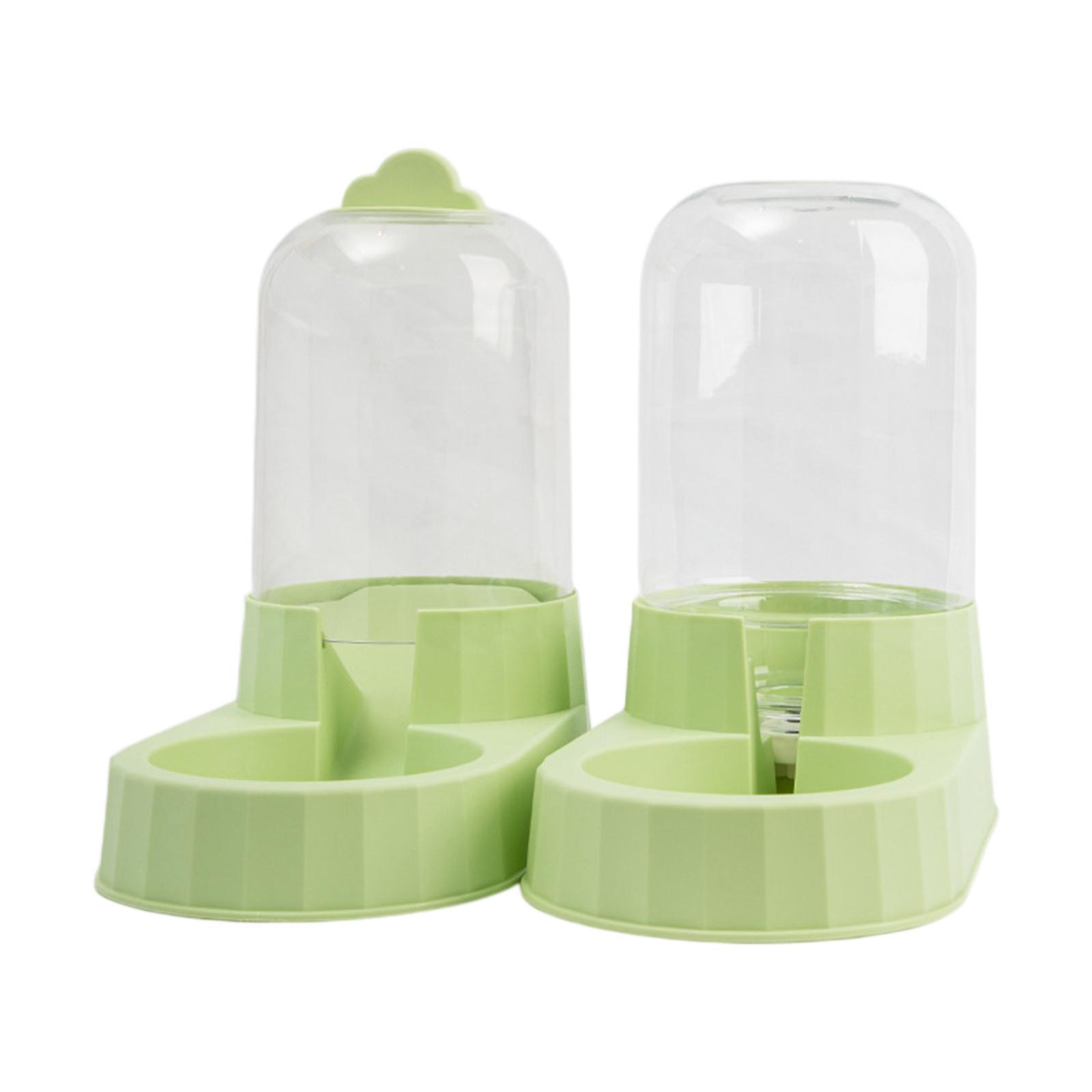 Automatic Pet Feeder Food Dispenser Feeding Station Pet Feeding Bowl Cats Feeder Container for Small Medium Dogs Cats Pet Supplies Household