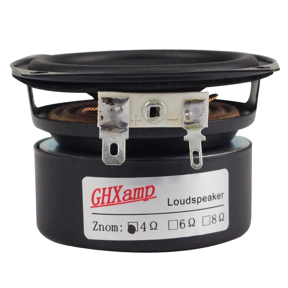 2,5 inch di động đầy đủ phạm vi loa hifi giảm xóc pape hình nón tự làm đơn vị giọng hát âm thanh hộp âm thanh 127Hz-20kHz Color: 8ohm