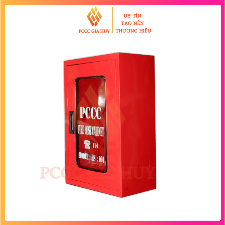Tủ chữa cháy vách tường, tủ đựng bình chữa cháy 600x400x200mm