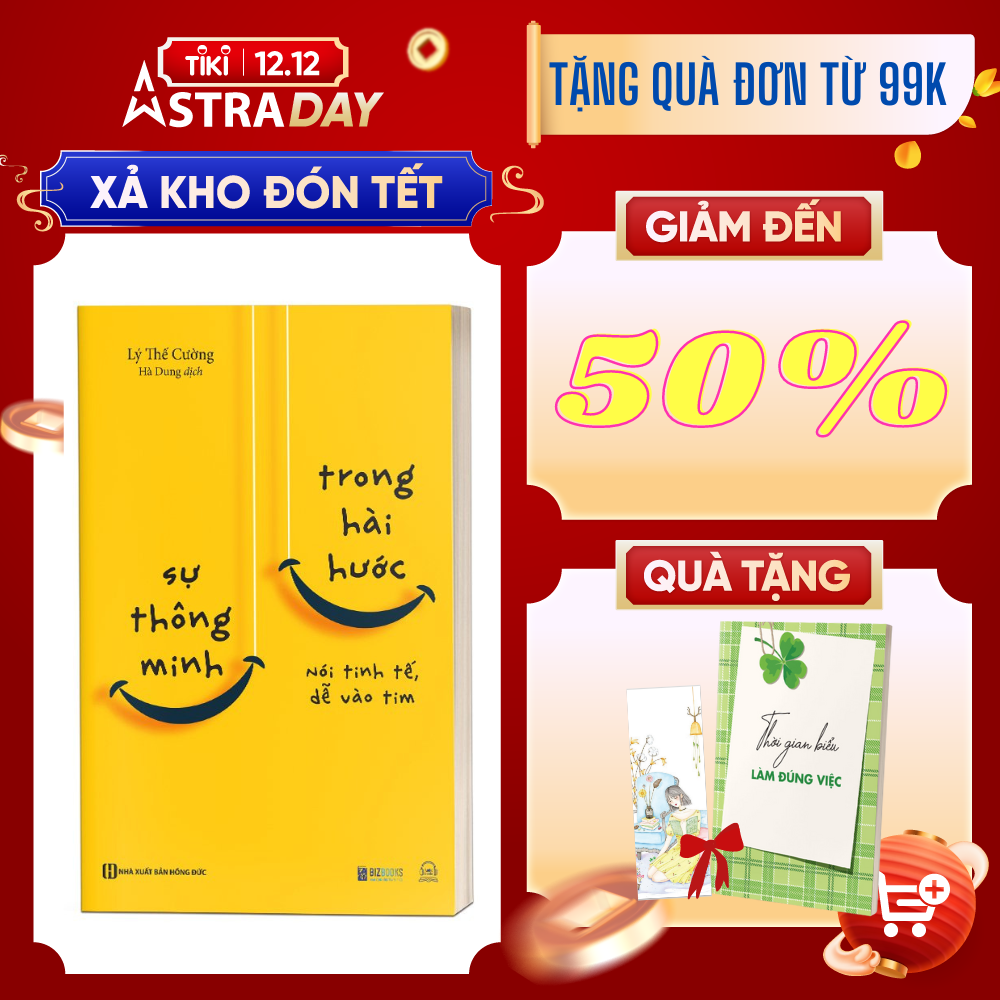 Sách Bizbooks - Sự thông minh trong hài hước: Nói tinh tế, dễ vào tim