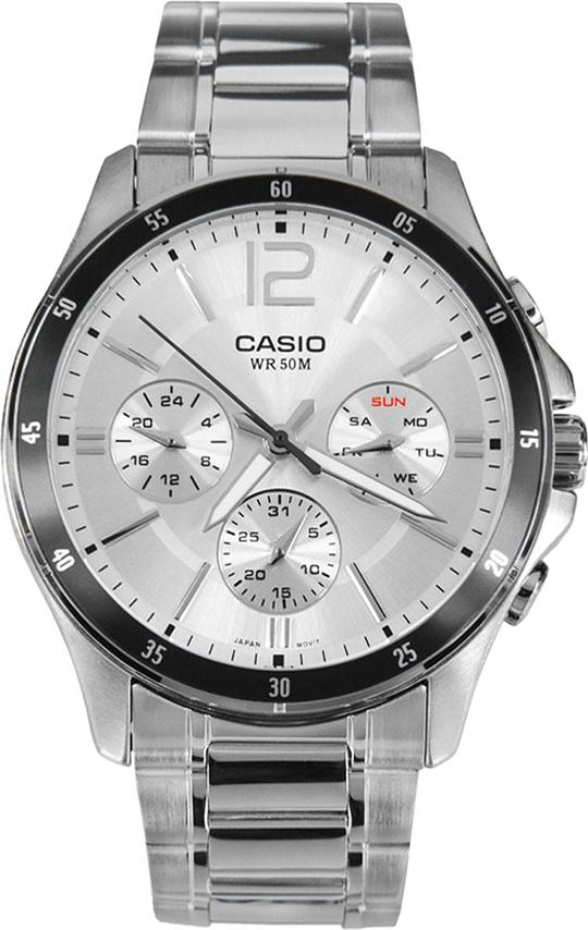 Đồng Hồ Nam Dây Kim Loại Casio MTP-1374D-7AVDF (43.5mm) - Bạc