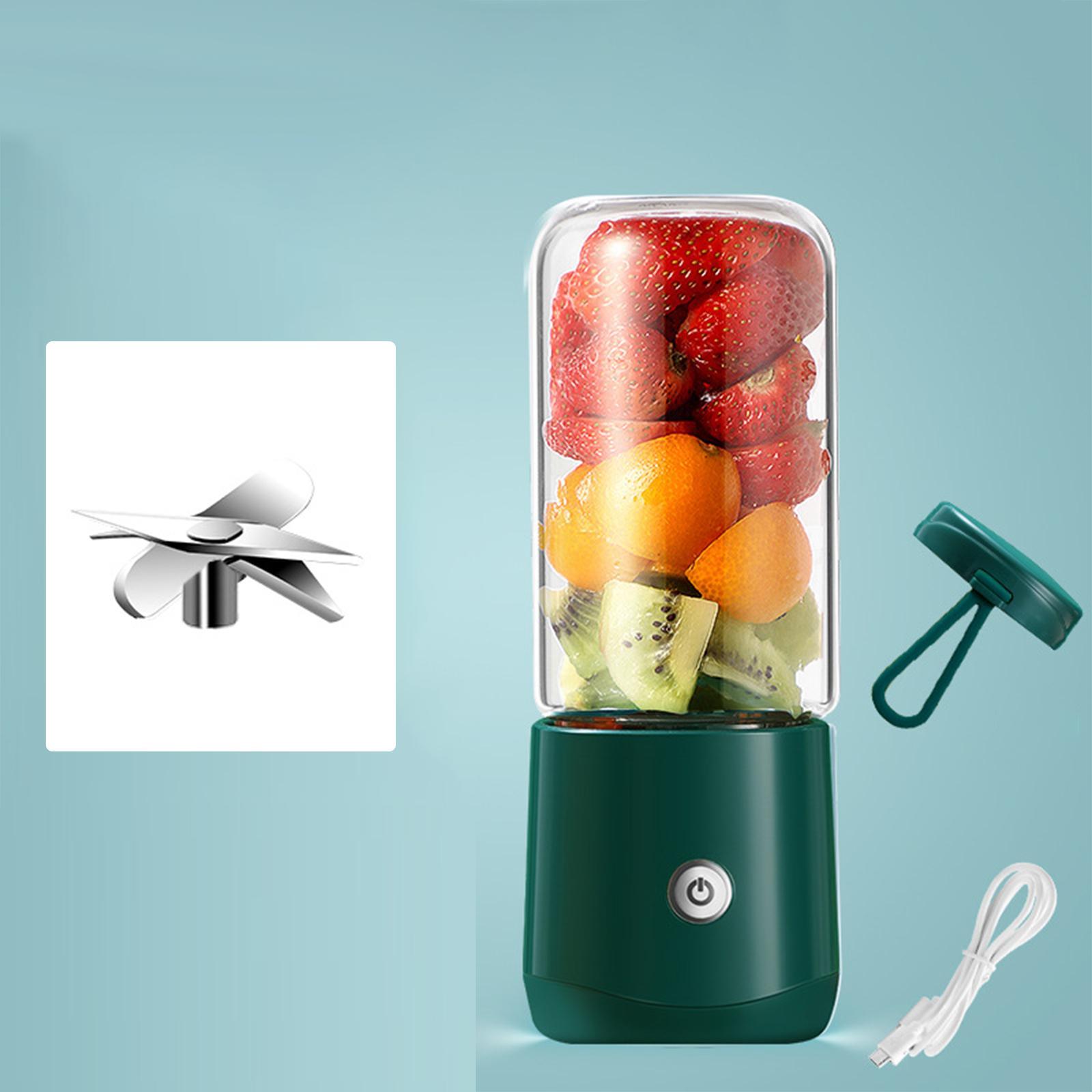 Electric Food Mixer Ice Crusher Travel Mini with Lid Green