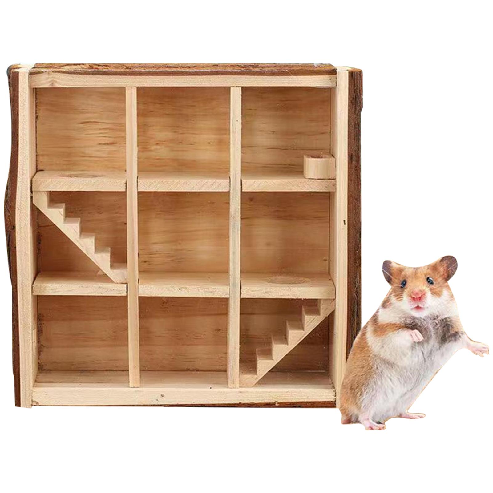 Đồ chơi bằng gỗ tự nhiên cho Hamster