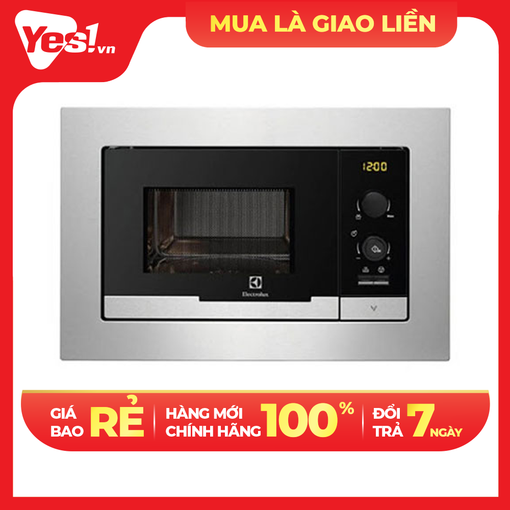 Lò vi sóng Electrolux có nướng 20 lít EMS2085X - Hàng Chính Hãng - Chỉ Giao Hồ Chí Minh