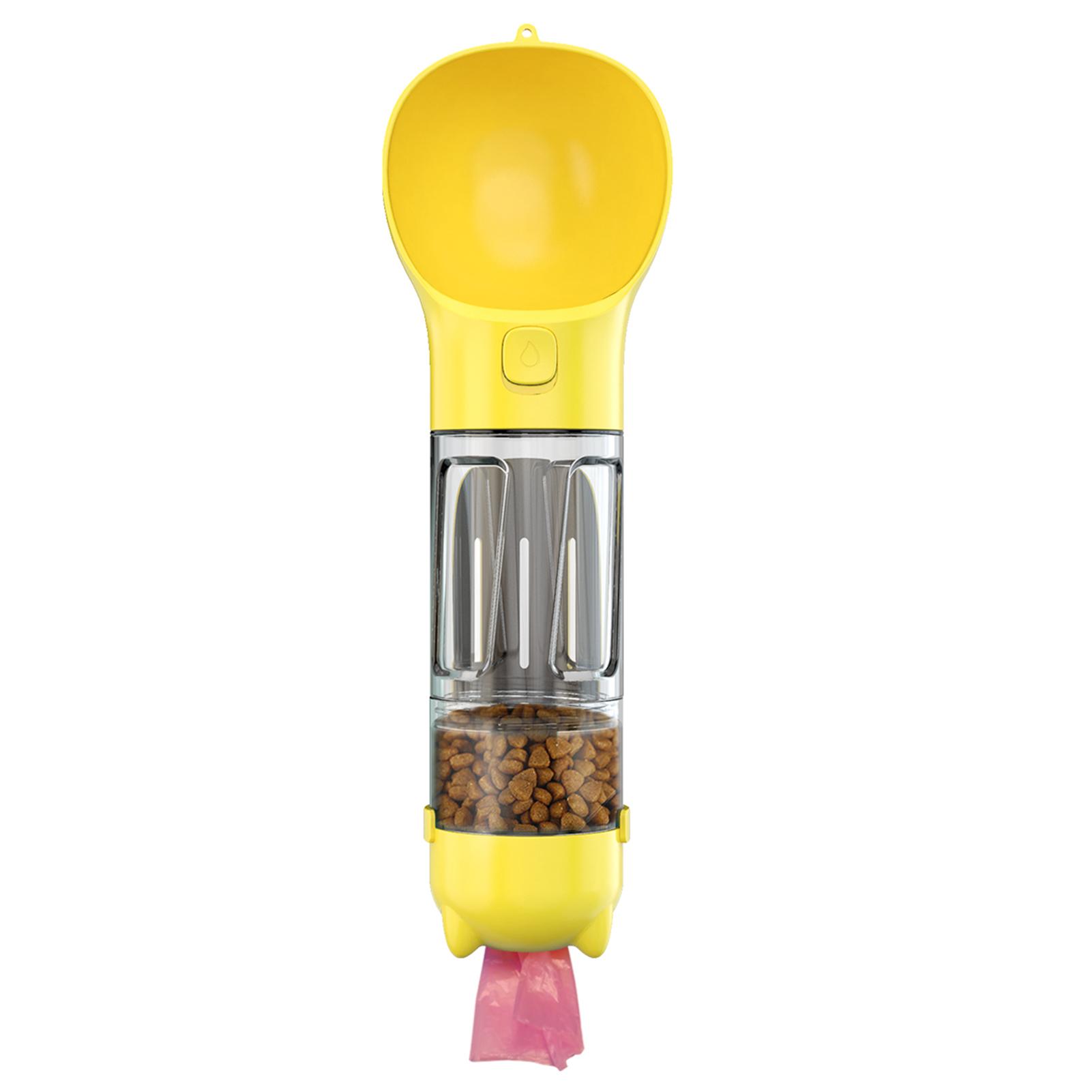 Bình nước du lịch 4 trong 1 đựng nước, thức ăn,túi đựng rác và xẻn dành cho chó mèo