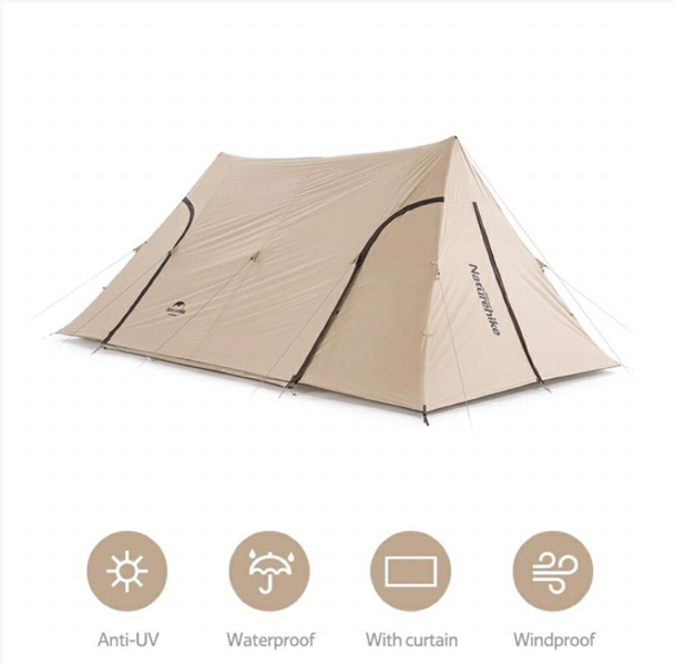 Lều trung tâm NatureHike NH20TM008 kèm màn chiếu Glamping chỉ số chống nắng UPF 50+