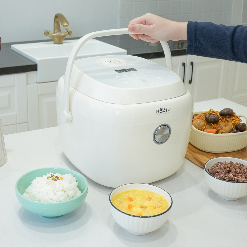 Nồi Cơm Điện Giảm Đường Đa Năng 1,6L Haatz HRC160 Lòng Nồi inox316 Bảng Điều Khiển Oled - Hàng Chính Hãng