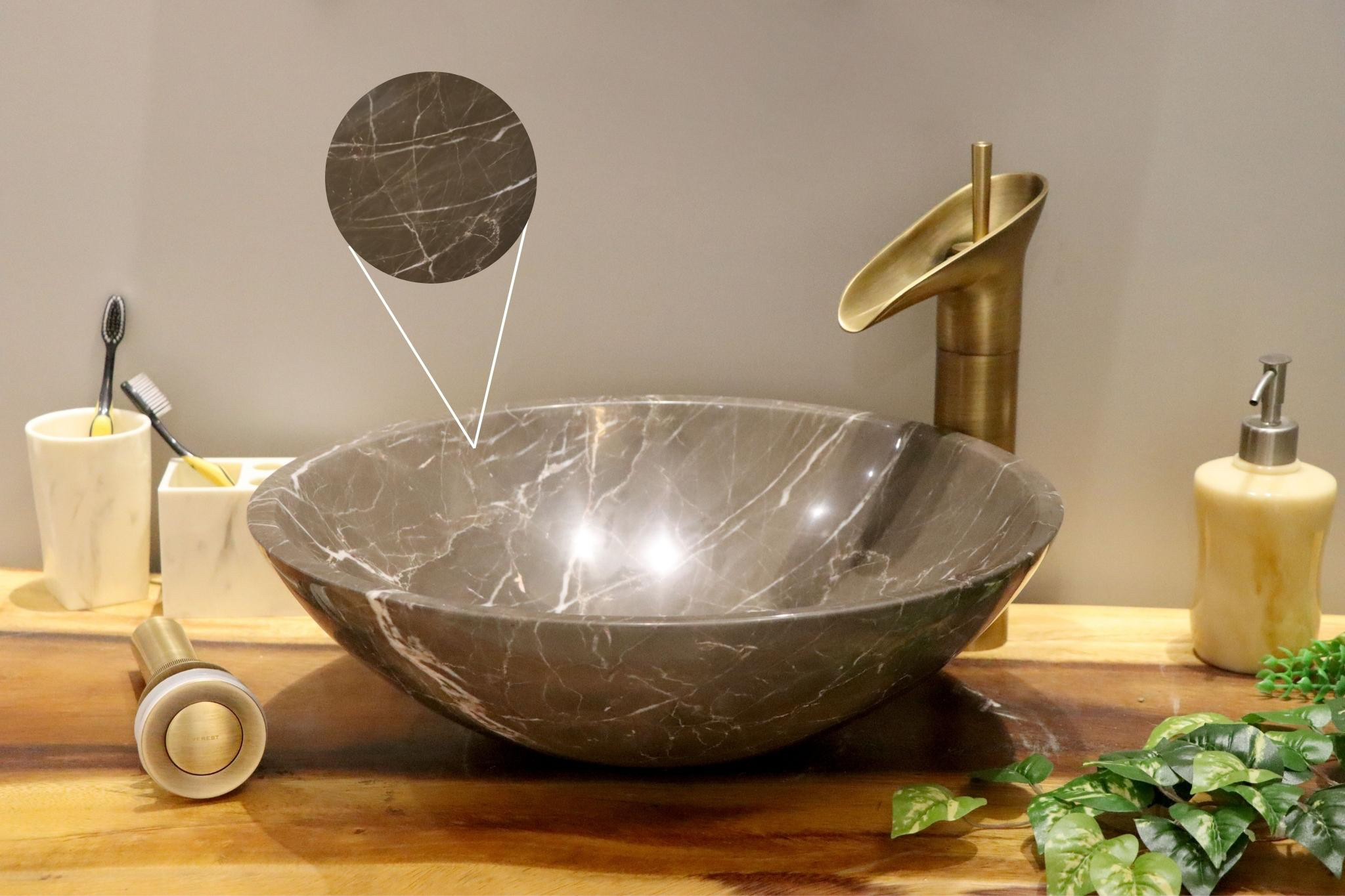 Chậu Đá Tự Nhiên LAVABO EVEREST EV-CĐ53