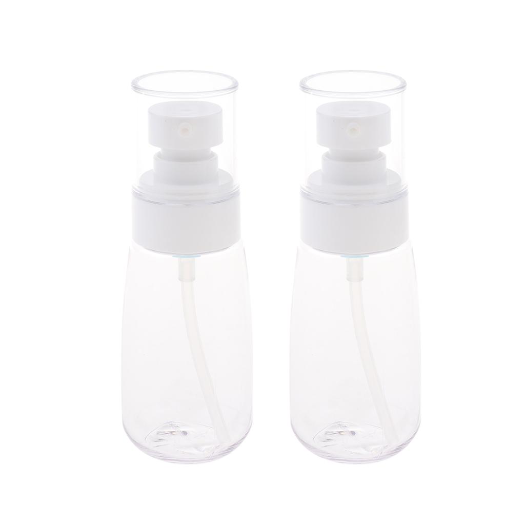 2Pcs Makeup Pump Bottle Container Cosmetic Cream Lotion Bottles Clear