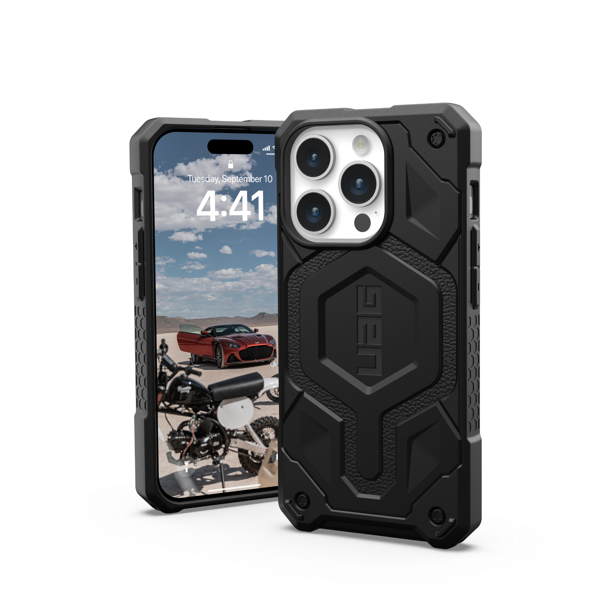 Ốp Lưng Chống Sốc UAG Monarch Pro Hỗ Trợ Sạc Magsafe Cho iPhone 15 Pro Hàng chính hãng