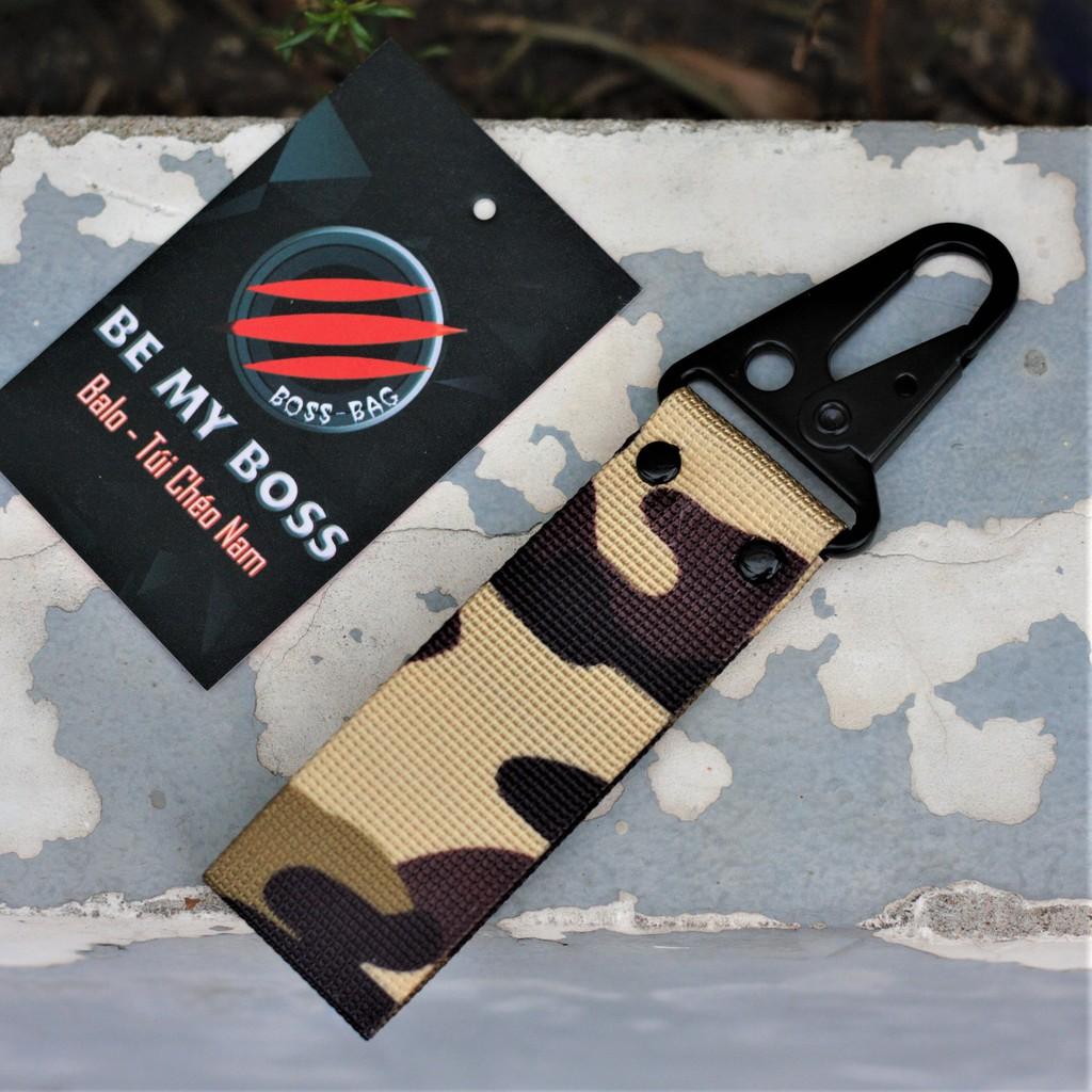 Móc khóa họa tiết CAMO quân đội dạng Eagle Hook