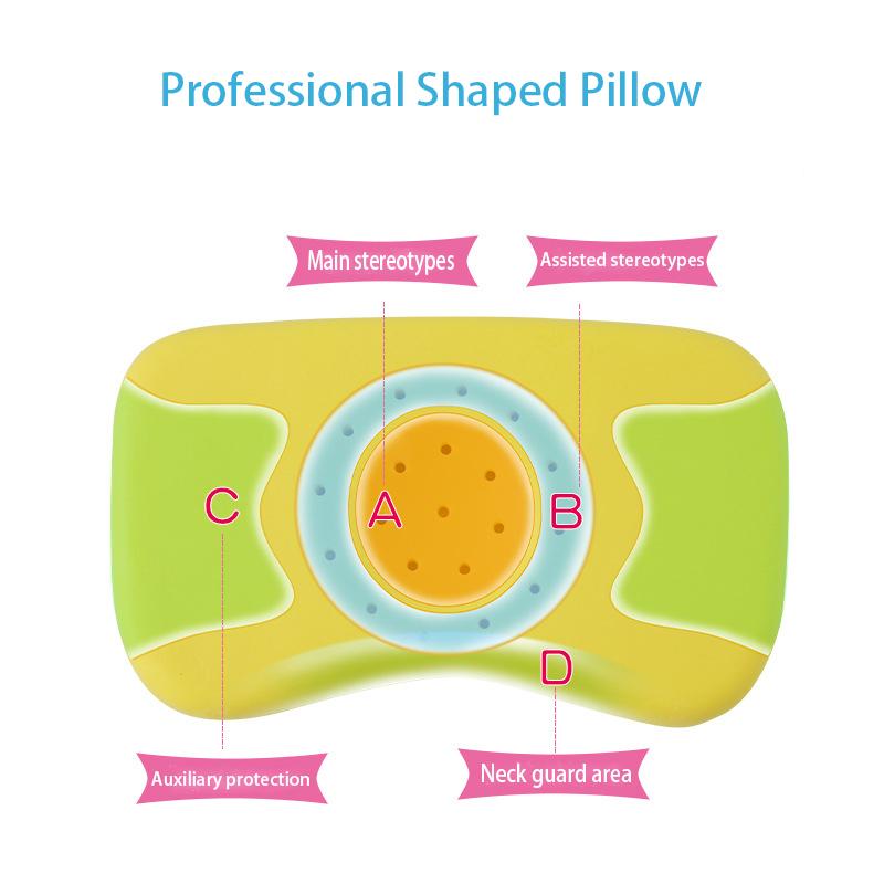 Dropshipping Bé Điều Dưỡng Gối Trẻ Em Ngủ Đệm Gối Cổ Trẻ Sơ Sinh Cho Bé Giấc Ngủ Định Vị Chống Cuộn Phẳng Đầu Gối