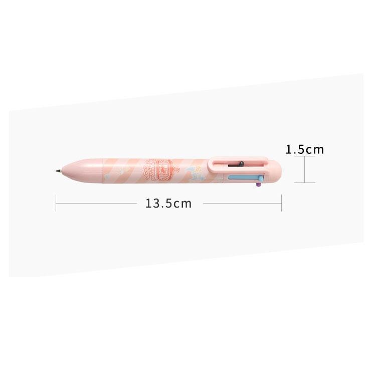 Bút Bi 6 Màu 0.7 mm - M&G ABPV6102 (Màu Thân Bút Giao Ngẫu Nhiên)