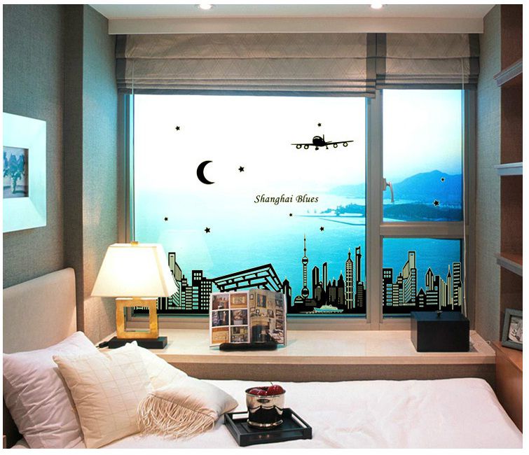 Decal dán tường Dạ quang Thượng Hải AmyShop DDQ012