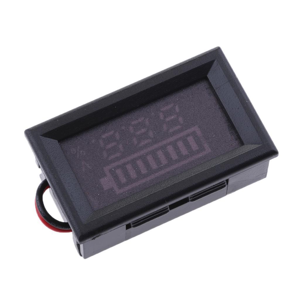 48V Digital Voltmeter Battery Capacity Tester Multimeter for Motor Vehicle