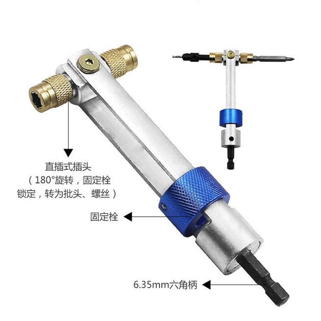 20pcs Multi Screwdriver Set Drill Driver Countersink Bits & Wrench