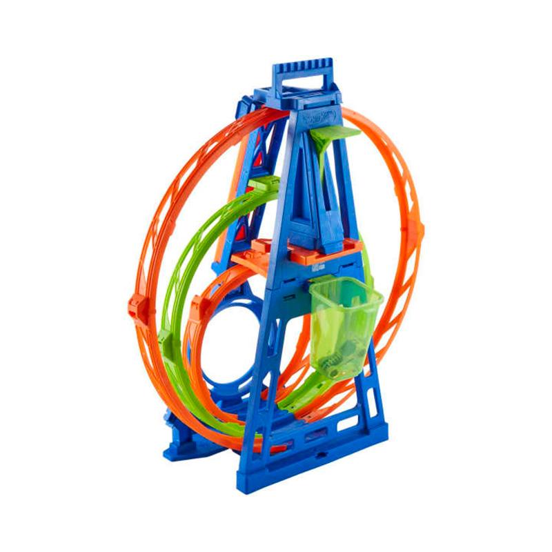 Đồ Chơi Bộ Đường Đua Hot Wheels Vòng Xoay Kì Diệu HMX37