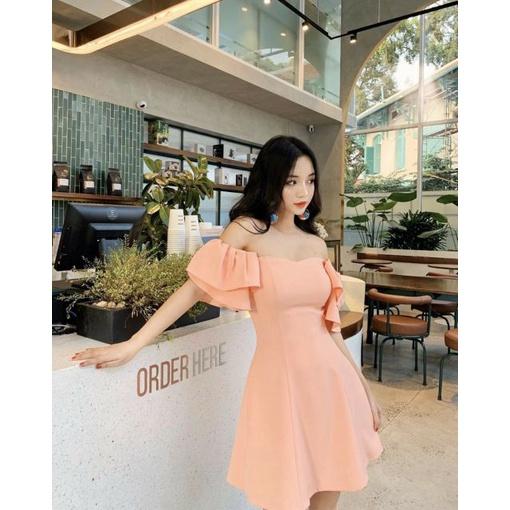 Đầm dự tiệc trễ vai nhiều màu sang chảnh - NORN Clothing