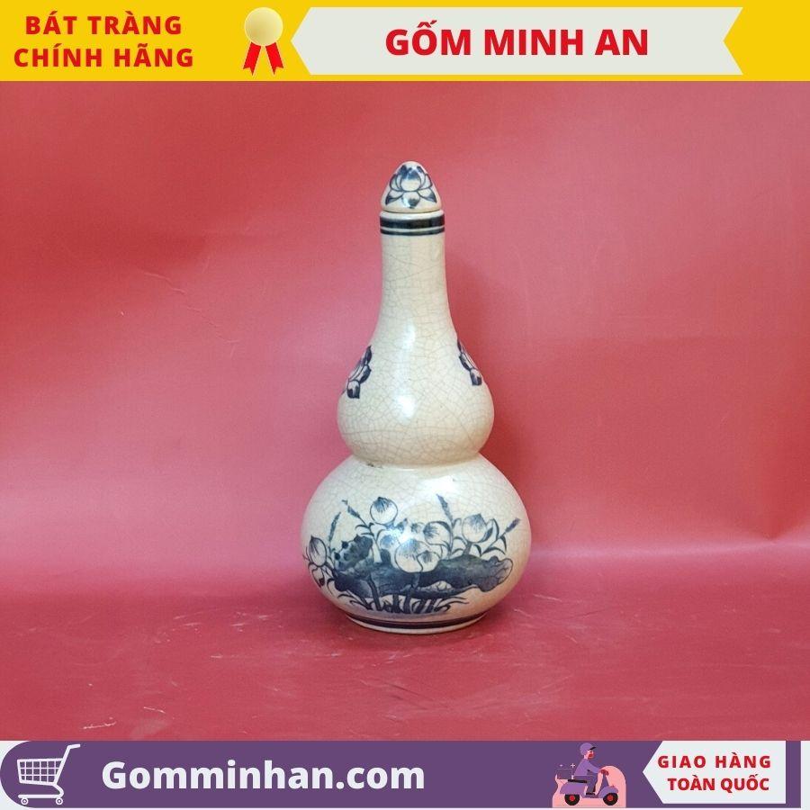 Nậm thờ men rạn Cao Cấp- Gốm Sứ Bát tràng- Gốm Minh An