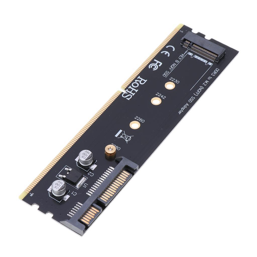 Computer Expansion Card Adapter DDR3 Interface SSD  to M.2
