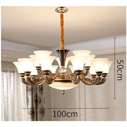 Đèn trần SET phong cách Châu Âu tăng thêm sự sang trọng cho không gian