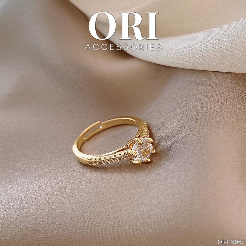 Nhẫn nữ Freesize đính đá Osmund thời trang sang trọng ORI ACCESSORIES N062