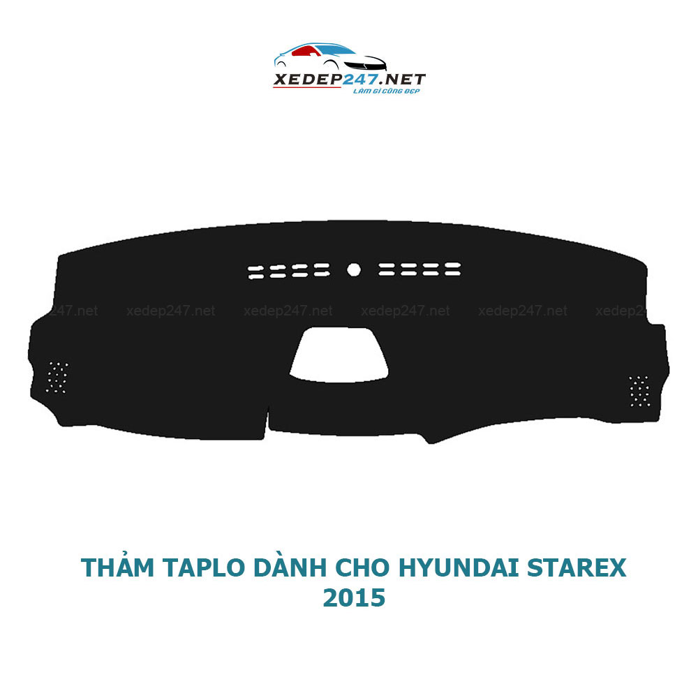 Thảm Taplo dành cho xe Hyundai Starex 1998-2015 chất liệu Nhung, da Carbon, da vân gỗ
