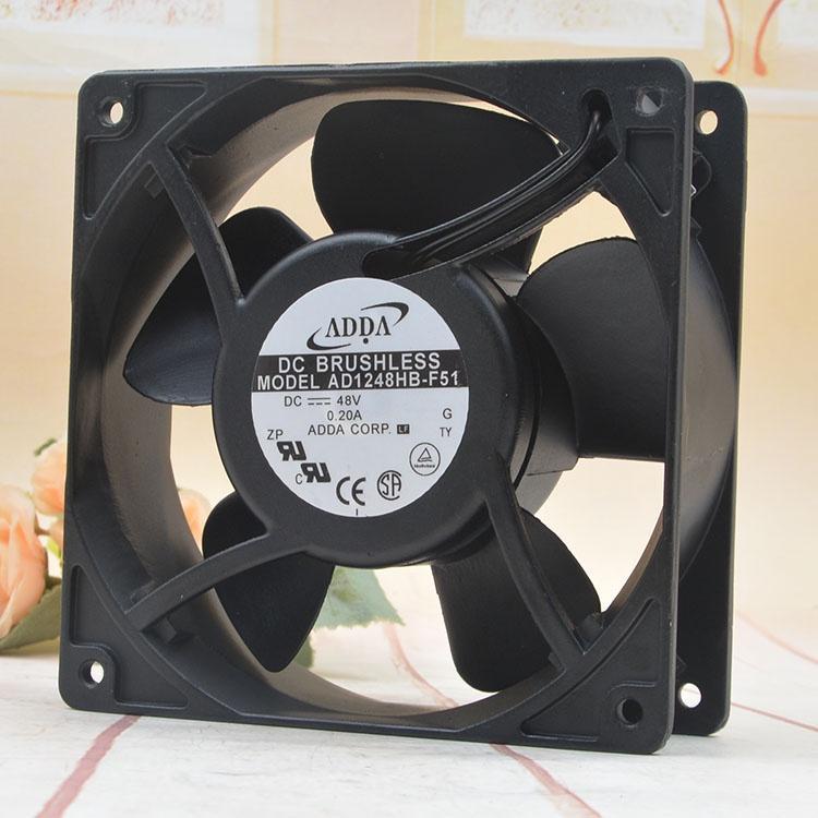 Hàng Mới Về Mới Quạt Tản Nhiệt ADDA AD1248HB-F51 12cm 48v 0.20A 12038 IP55 Chống Thấm Nước