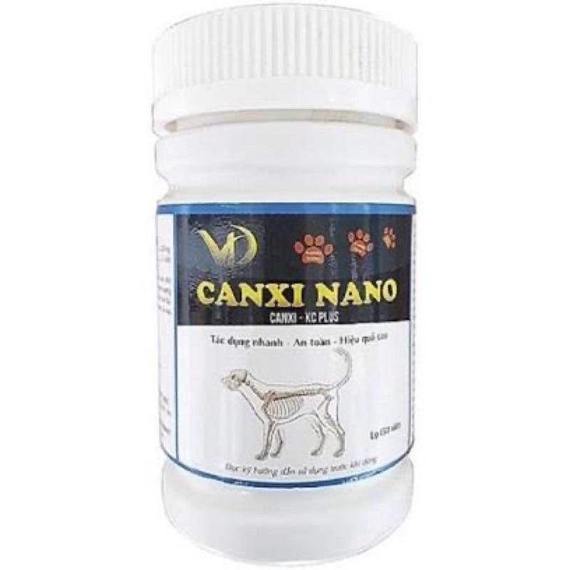 Canxi nano chó mèo cho chó bầu, bị hạ bàn tai cụp, yếu chân