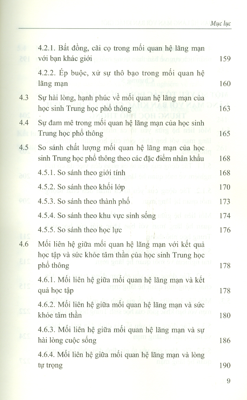 Mối Quan Hệ Lãng Mạn Với Bạn Khác Giới Của Học Sinh Trung Học Phổ Thông (Sách chuyên khảo) - Viện Tâm Lý Học - Nguyễn Thị Phương Hoa (Chủ biên)