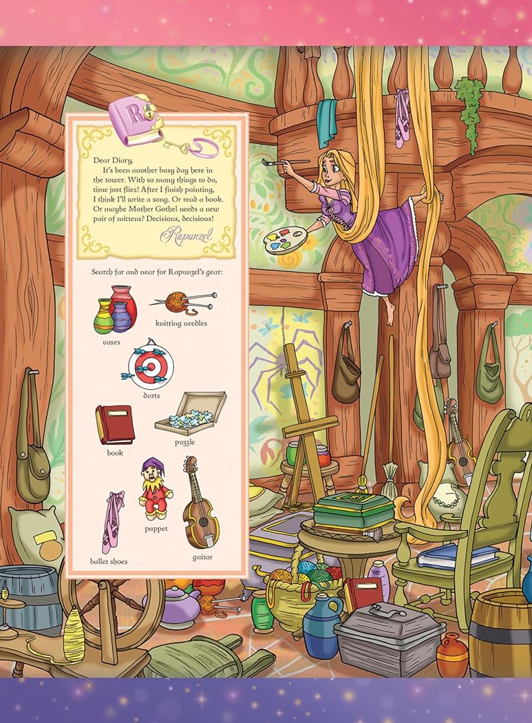 Sách ngoại văn: Look And Find - Midi Disney Princess Find The Magic