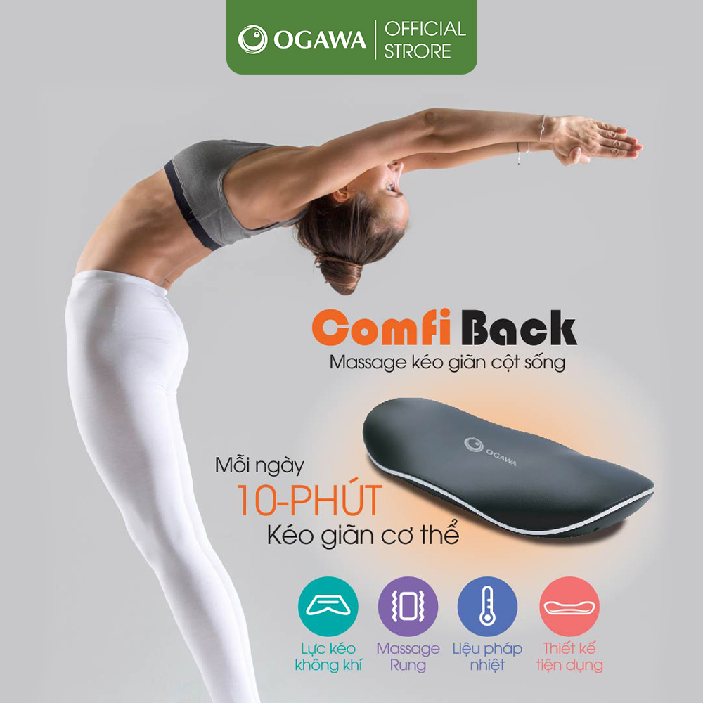 [OGAWA] Đệm Massage Nắn chỉnh cột sống Comfi Back